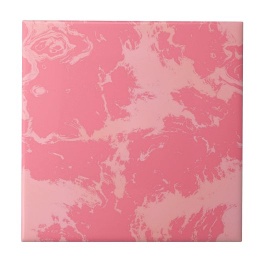 roze abstract tegeltje (Voorkant)