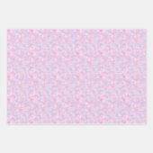 Roze Abstract Trio Inpakpapier Vel (Voorkant 3)