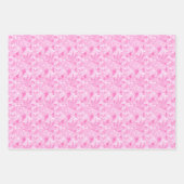 Roze Abstract Trio Inpakpapier Vel (Voorkant)