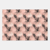 Roze Abstract Trio Inpakpapier Vel (Voorkant)