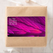 Roze Abstract verzendlabel (Insitu)