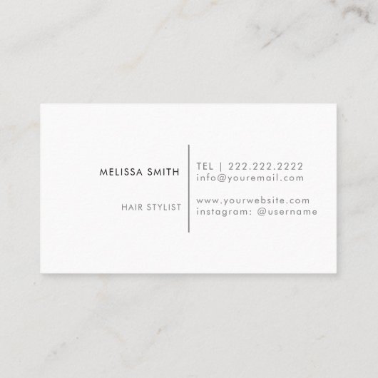 roze abstract visitekaartje (Achterkant)