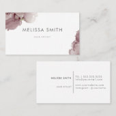 roze abstract visitekaartje (Voorkant / Achterkant)