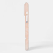 Roze Abstract Waterverf Achtergrond iPhone Hoesje (Linkerkant)