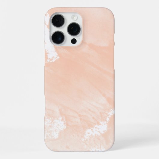 Roze Abstract Waterverf Achtergrond iPhone Hoesje (Achterkant)
