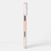 Roze Abstract Waterverf Achtergrond iPhone Hoesje (Rechterkant)