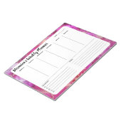 Roze, Abstract wekelijks te gebruiken om een lijst Notitieblok (Schuin)