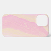 Roze Abstracte achtergrond iPhone Hoesje (Achterkant horizontaal)