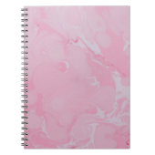 Roze abstracte achtergrond notitieboek (Voorkant)