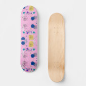 Roze Abstracte afbeelding patroon Persoonlijk Skateboard (Voorkant)