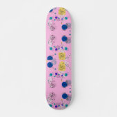 Roze Abstracte afbeelding patroon Persoonlijk Skateboard (Voorkant)