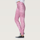 Roze Abstracte art Leggings (Links)