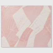 Roze Abstracte Batik Cadeaupapier (Vlak)
