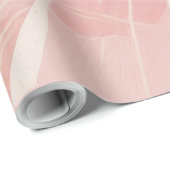 Roze Abstracte Batik Cadeaupapier (Rol Hoek)