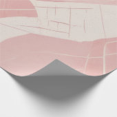 Roze Abstracte Batik Cadeaupapier (Hoek)