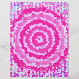 Roze Abstracte Bloem Schrijfboek Papier Bulk Pagin Flyer