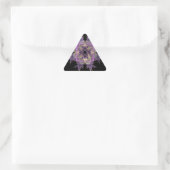 Roze Abstracte bloemen Sticker (Tas)