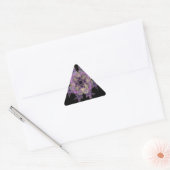 Roze Abstracte bloemen Sticker (Envelop)