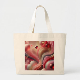 Roze Abstracte Canvas tas