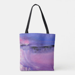 Roze Abstracte Canvas tas