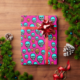 Roze Abstracte Cartoon Verpakkingspapier Cadeaupapier