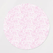 Roze Abstracte Designer Boodschappentas Labels (Design 2)
