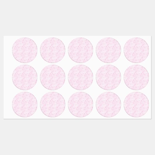 Roze Abstracte Designer Boodschappentas Labels (Vel)