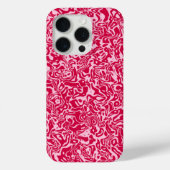 Roze Abstracte draai Case-Mate iPhone Case (Achterkant)