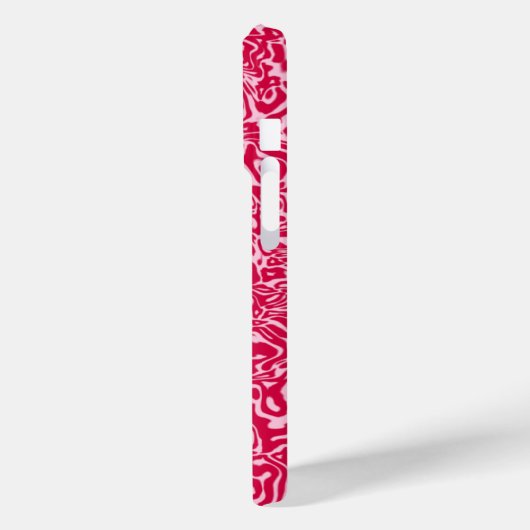Roze Abstracte draai Case-Mate iPhone Case (Achterkant / Links)