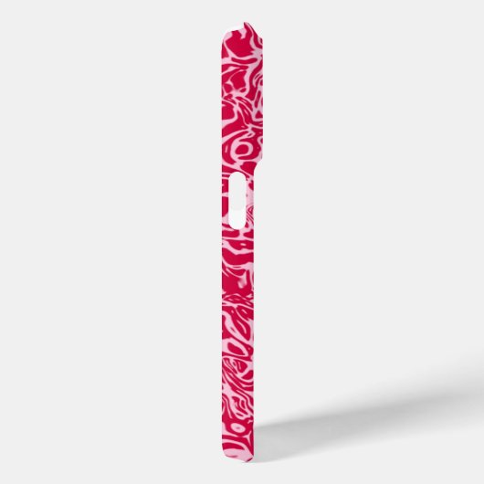 Roze Abstracte draai Case-Mate iPhone Case (Achterkant / Rechts)