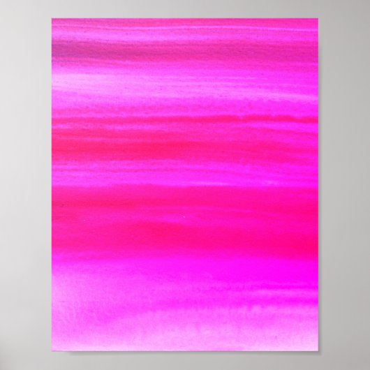 Roze abstracte film - whimsical Art Poster (Voorkant)
