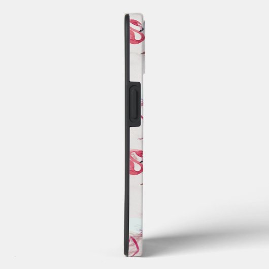 Roze Abstracte Flamingos Waterverf Modern Case-Mate iPhone Case (Achterkant / Rechts)