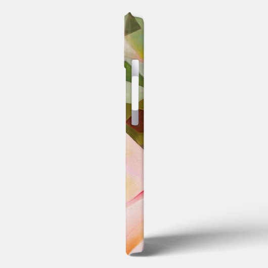 Roze Abstracte Floral iPhone 6 Hoesje (Achterkant / Links)