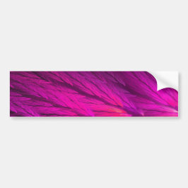 Roze Abstracte Fractal Background Bumpersticker