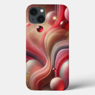 Roze Abstracte iPhone Hoes