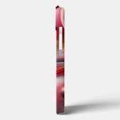 Roze Abstracte iPhone Hoes (Achterkant / Links)
