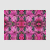 Roze Abstracte kunst met hibiscus Flower Tissuepapier (Voorkant)