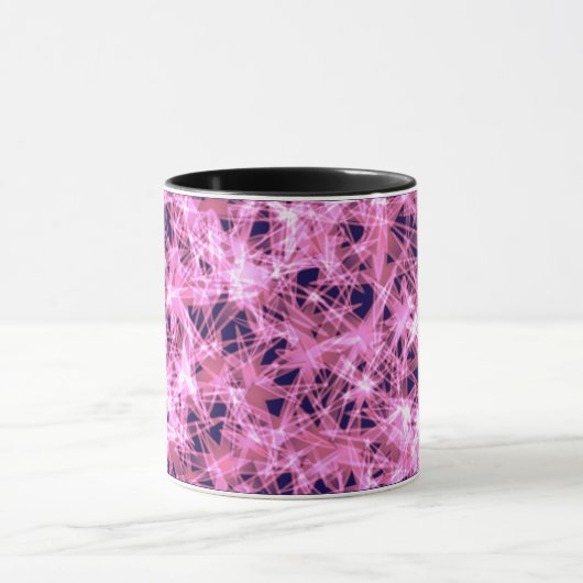 Roze Abstracte kunst Mok (Midden)