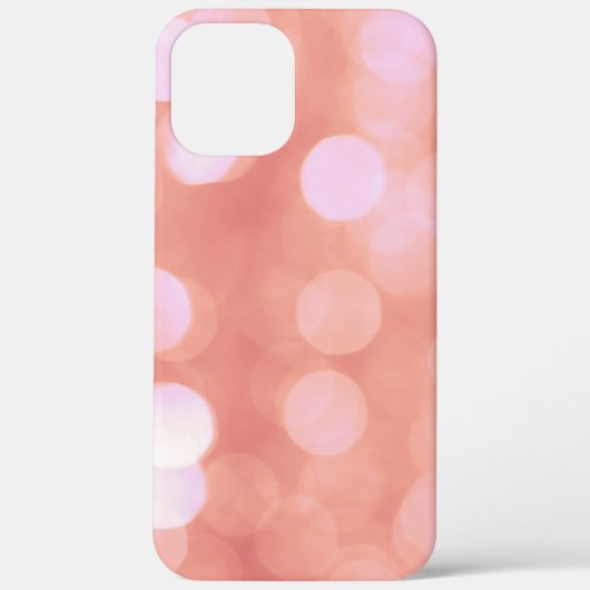 Roze abstracte lichte stippen, vrouwelijk ontwerp Case-Mate iPhone case (Achterkant)