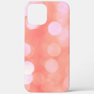 Roze abstracte lichte stippen, vrouwelijk ontwerp Case-Mate iPhone case