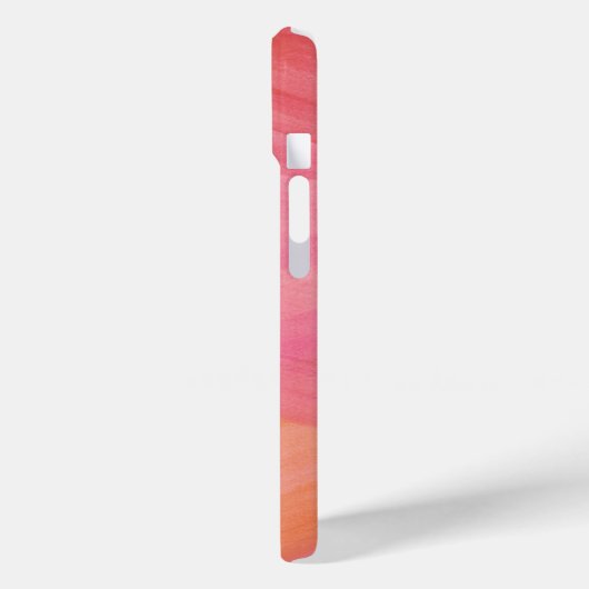 Roze Abstracte lijnen Modern Waterverf Pattern Case-Mate iPhone Case (Achterkant / Links)