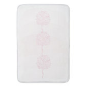 Roze Abstracte Natuur Badmat (Voorkant Verticaal)