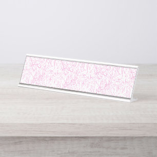 Roze Abstracte Office Map Mappen Set Bureau Naambordje