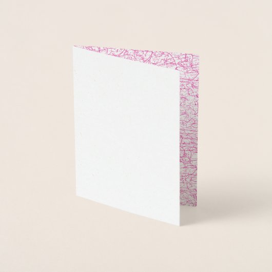 Roze Abstracte Office Map Mappen Set Folie Kaarten (Voorkant)