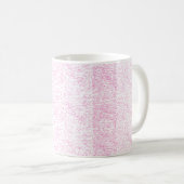 Roze Abstracte Office Map Mappen Set Koffiemok (Voorkant rechts)