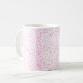 Roze Abstracte Office Map Mappen Set Koffiemok (Voorkant links)