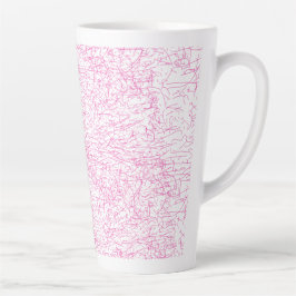 Roze Abstracte Office Map Mappen Set Latte Mok