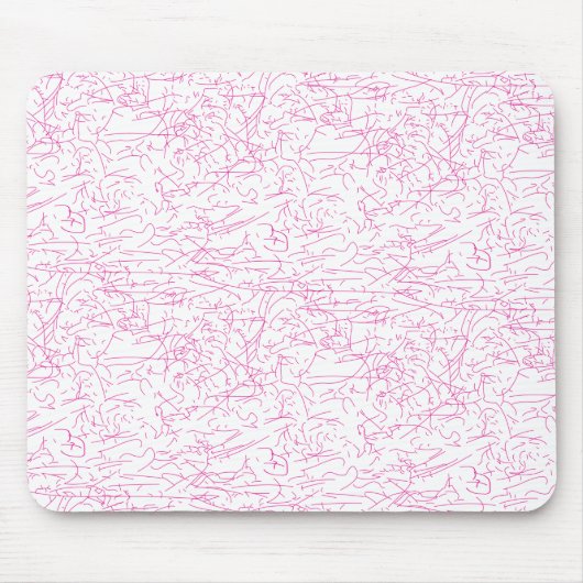 Roze Abstracte Office Map Mappen Set Muismat (Voorkant)