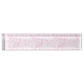 Roze Abstracte Office Map Mappen Set Naambordje (Voorkant)