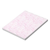 Roze Abstracte Office Map Mappen Set Notitieblok (Linkerzijde)